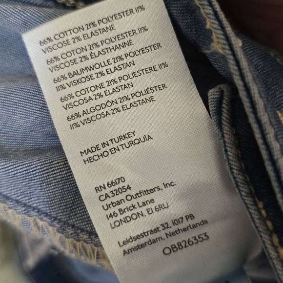 NWT Free People Just Float On Flare Jeans  Jericho Blue 31 High Rise Bell Bottom - Picture 9 of 9